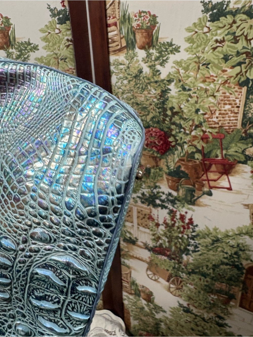 Brahmin Duxbury Blue iridescent bag - Picture 4 of 10